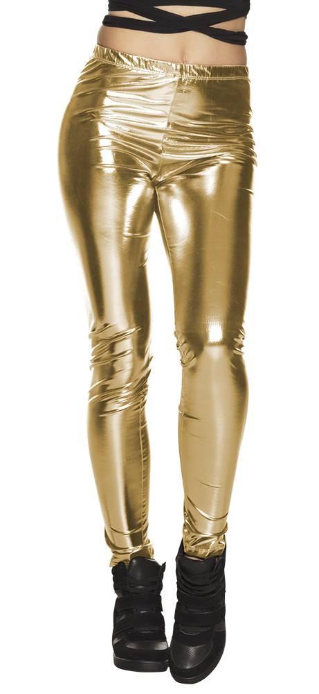 Legging glans goud, Kleding | Dames, Carnavalskleding en Feestkleding, Nieuw, Ophalen of Verzenden