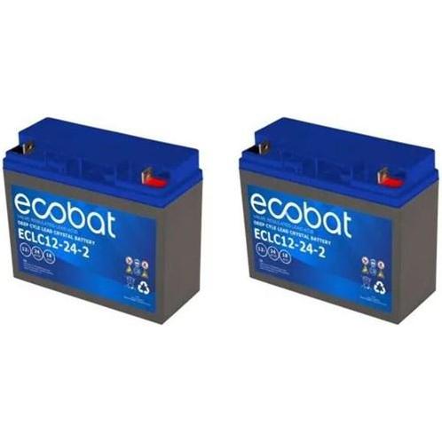 Scootmobiel Accuset 24Ah (Set Van 2 Stuks), Auto diversen, Onderhoudsmiddelen, Verzenden