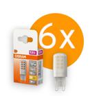 6 stuks Osram LED G9 4.2W 430lm 2700K Ø1.8x4.9cm Niet-Dim.., Ophalen of Verzenden, Nieuw