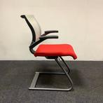 Tweedehands Ahrend 240 Vergaderstoel met kunststof rug,, Huis en Inrichting, Stoelen, Gebruikt, Zwart, Ophalen of Verzenden, Eén