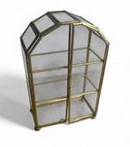 Vitrine - Zeldzame vitrinekast - Glas, Messing - Vitrine, Huis en Inrichting, Nieuw