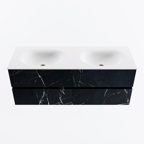 MONDIAZ VICA 130cm badmeubel onderkast Marquina 4 lades., Doe-het-zelf en Verbouw, Sanitair, Bad, Nieuw, Ophalen of Verzenden