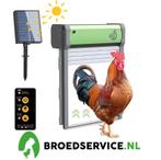Premium Automatische kippenluiken met rolluik - zonnepaneel, Dieren en Toebehoren, Pluimvee | Toebehoren, Nieuw, Kippenhok of Kippenren