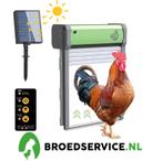 Premium Automatische Kippendeur met rolluik - zonnepaneel, Nieuw, Kippenhok of Kippenren