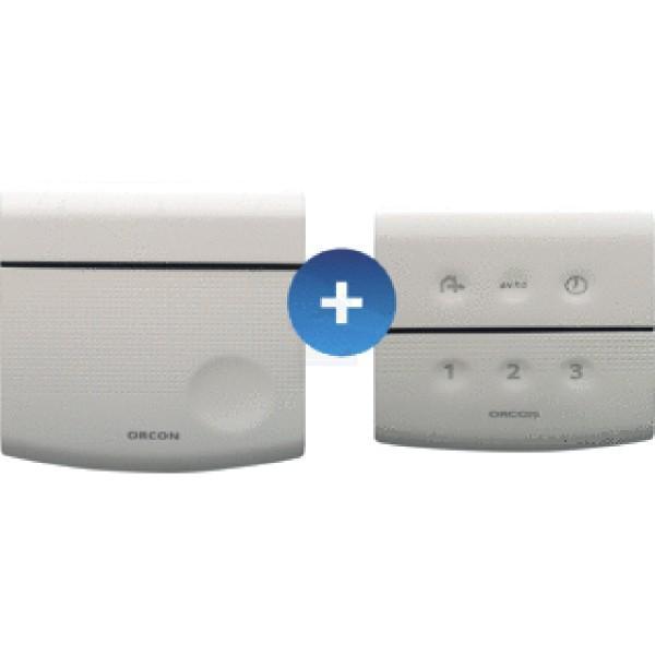 Orcon 15RF CO2 ruimtesensor en afstandsbediening, Doe-het-zelf en Verbouw, Ventilatie en Afzuiging, Verzenden