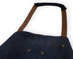 Witloft - Classic Leren Schort Zwart/Cognac | Handgemaakt,, Ophalen of Verzenden, Nieuw