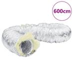 vidaXL Ventilatieslang geïsoleerd Ø12,5 cm 6 m aluminium, Verzenden, Nieuw