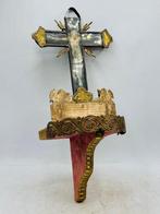 Antiek Altaar - Hout, Messing - 1750-1800 - 49 cm