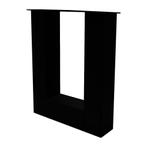 Gratis Verzending - Set zwarte U tafelpoten 43 cm (koker 8 x, Huis en Inrichting, Overige vormen, Nieuw, Modern, Ophalen of Verzenden
