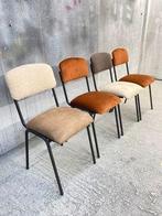 Schoolstoel vintage eetkamerstoel | hand gemaakt |, Huis en Inrichting, Stoelen, Overige kleuren, Verzenden, Modern scandinavisch japandi