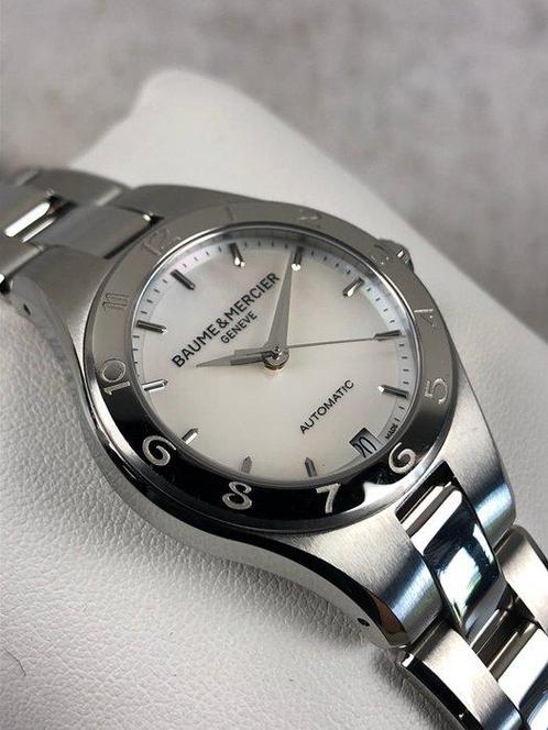 Baume & Mercier - Linea Mother of Pearl Automatic - MOA10035, Sieraden, Tassen en Uiterlijk, Horloges | Heren
