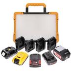 LED Accu Werklamp 5500 lumen - Koelwit 5000K - 18V Draadloos, Verzenden, Nieuw