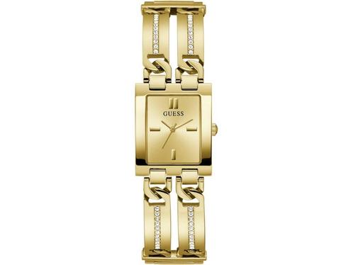 Guess Mod ID GW0668L2 Horloge - Staal - Goudkleurig - Ø 27, Huis en Inrichting, Woonaccessoires | Overige, Zo goed als nieuw, Verzenden