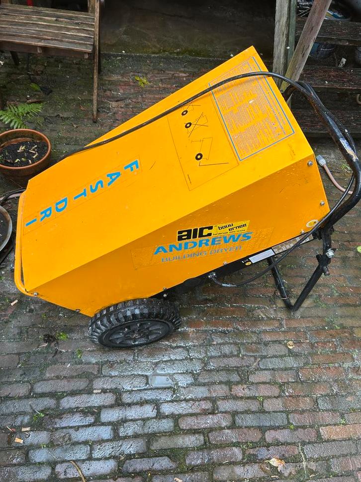 Bouwdroger te huur, Dryfast DF175-800, va6€/Dag, Doe-het-zelf en Verbouw, Ventilatie en Afzuiging, Ventilator en Afzuiger, Gebruikt