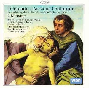 cd - Telemann - Passions-Oratorium. 2 Kantaten, Cd's en Dvd's, Cd's | Overige Cd's, Zo goed als nieuw, Verzenden