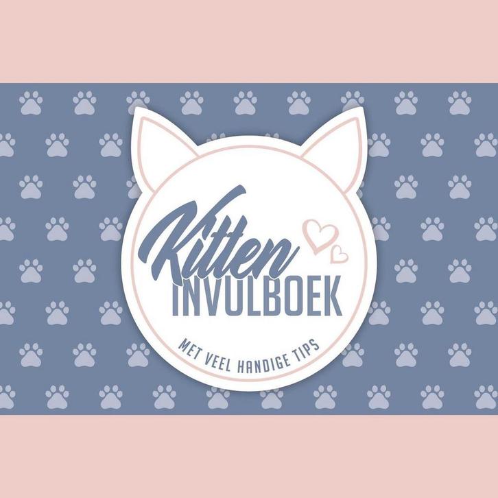 Kitten invulboek - Tips & tricks voor kitten eigenaren - Kat, Boeken, Hobby en Vrije tijd, Zo goed als nieuw, Verzenden