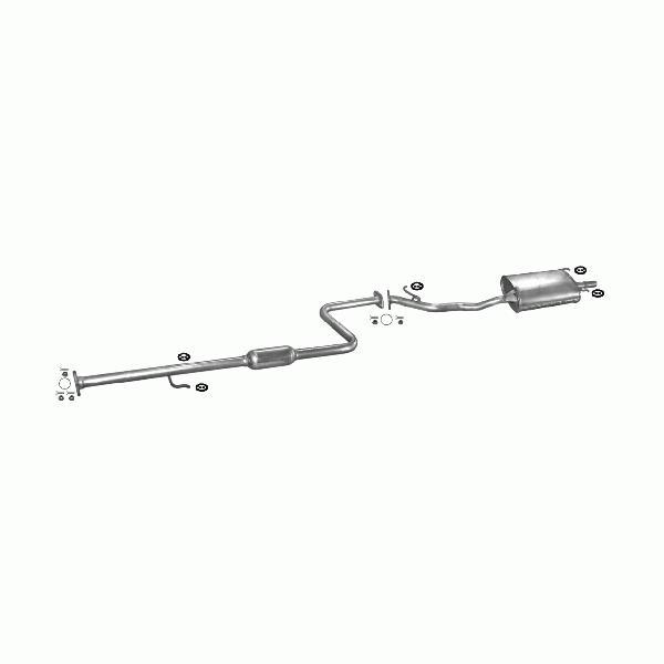 Complete Uitlaatset Honda Accord 1.8 1996.01 - 1998.12, Auto-onderdelen, Uitlaatsystemen, Verzenden