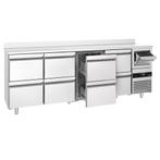 GGM Gastro | Bar & Dranken koelwerkbank Premium - 2690x600mm, Zakelijke goederen, Horeca | Meubilair en Inrichting, Verzenden