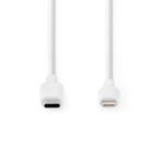 USB C naar Lightning kabel | 2 meter (Wit), Verzenden, Nieuw