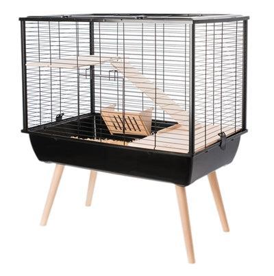 Zolux Knaagdierkooi Neo Muki Zwart, Dieren en Toebehoren, Knaagdieren en Konijnen | Hokken en Kooien, Verzenden