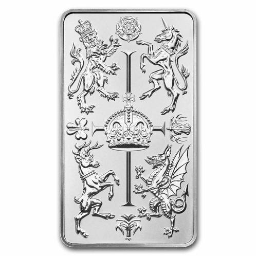 10 oz Zilverbaar - The Royal Mint - Celebration zilverbaar, Postzegels en Munten, Edelmetalen en Baren, Zilver, Verzenden