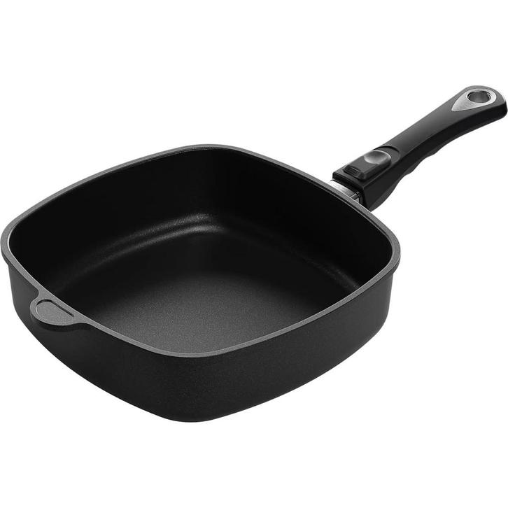 AMT Gastroguss Vierkante diepe pan – 26x26 cm – anti-aan, Huis en Inrichting, Keuken | Potten en Pannen, Nieuw, Ophalen of Verzenden