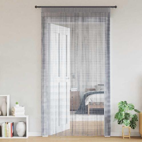 vidaXL Koordgordijnen 2 st 140x250 cm lichtgrijs, Huis en Inrichting, Stoffering | Gordijnen en Lamellen, Grijs, Nieuw, Verzenden
