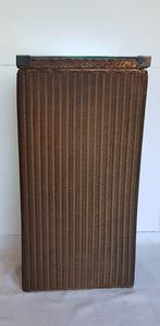 Kist - Glas, Metaal, Papier - Lloyd loom cornerbox met