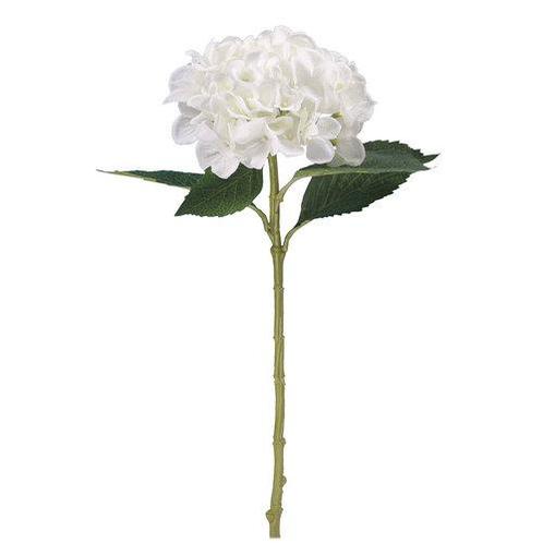 Hortensia Hydrangea Ivoorwit 51cm. Hortensia, Huis en Inrichting, Woonaccessoires | Kunstplanten en Kunstbloemen, Nieuw, Ophalen of Verzenden