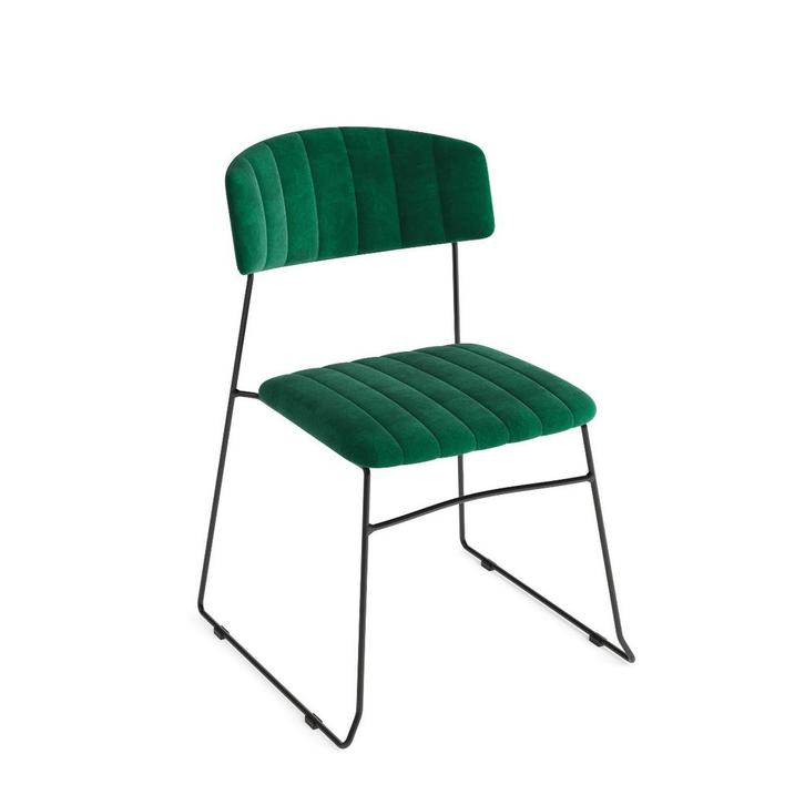 Mundo stapelstoel, kunstleder of velvet bekleding, Zakelijke goederen, Kantoor en Winkelinrichting | Kantoormeubilair en Inrichting