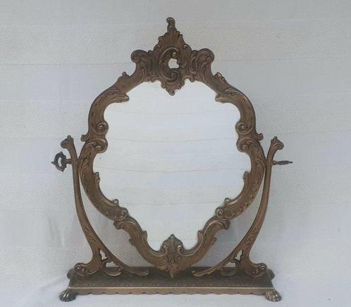 CGR Italia - Wandspiegel- Psyche - Verguld messing - Spiegel, Antiek en Kunst, Curiosa en Brocante