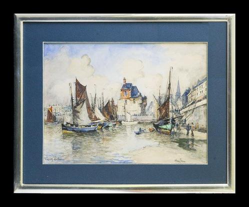 FRANK-WILL (1900-1951) - Honfleur, Antiek en Kunst, Kunst | Schilderijen | Klassiek