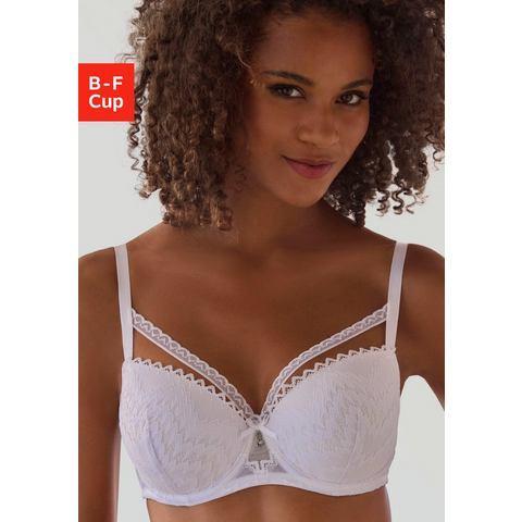 Lascana Bh met steuncups met modieuze zigzag-kant in, Kleding | Dames, Ondergoed en Lingerie, Verzenden