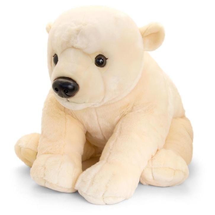 Keel Toys pluche ijsbeer knuffel 110 cm - Knuffel ijsberen, Kinderen en Baby's, Speelgoed | Knuffels en Pluche, Verzenden
