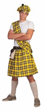 Schotse Highlander pak man geel, Kleding | Heren, Carnavalskleding en Feestkleding, Ophalen of Verzenden, Nieuw