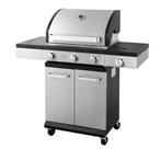 Gas Grill met 4 Branders- Gietijzeren Roosters - RVS Deks..., Verzenden, Nieuw