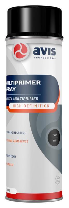 Avis multiprimer spuitbus 500 ml, zwart, Doe-het-zelf en Verbouw, Verf, Beits en Lak, Nieuw, Verzenden