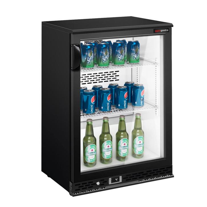 GGM Gastro | Barkoelkast - 600mm - 125 liter - met 1 glazen, Witgoed en Apparatuur, Koelkasten en IJskasten, Nieuw, Verzenden