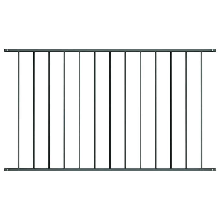 vidaXL Schuttingpaneel gepoedercoat staal 1,63x1,25 m, Tuin en Terras, Schuttingen, Nieuw, IJzer, Verzenden