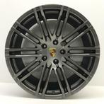 Porsche Cayenne ORIGINELE 21 Turbo III Platinium met banden, Ophalen, Gebruikt, 295 mm, Banden en Velgen