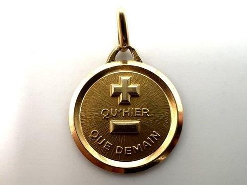 Zonder Minimumprijs - A. Augis - Hanger - 18 karaat Geel, Sieraden, Tassen en Uiterlijk, Antieke sieraden