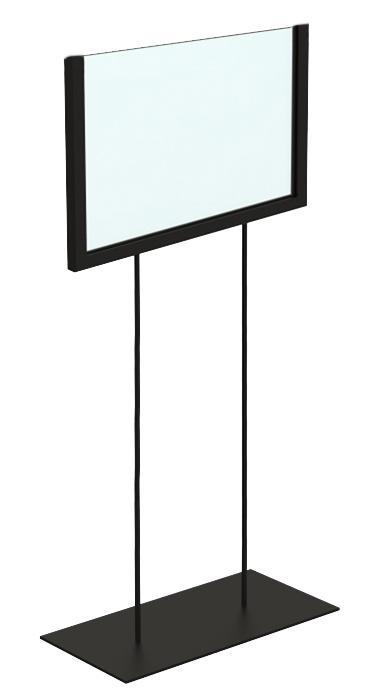Display hoog A5 zwart liggend ST0041, Zakelijke goederen, Kantoor en Winkelinrichting | Winkel en Inventaris