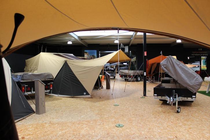 Nieuw: Aart Kok tenttrailers in Boxtel., Caravans en Kamperen, Vouwwagens, tot en met 4, Ophalen