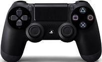 PS4 DualShock 4 draadloze controller zwart, Spelcomputers en Games, Spelcomputers | Sony PlayStation 4, Gebruikt, Verzenden