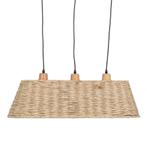 Plafondlamp Zwart Natuurlijk Ijzer 220-240 V 77 x 27 x 92 cm, Huis en Inrichting, Lampen | Plafondlampen, Verzenden, Nieuw