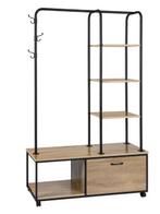 Kledingrek met Kapstokhaken, Planken enKast op Wieltjes 160, Kleding | Dames, Kledingrekken, Verzenden, Nieuw