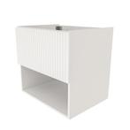 Onderkast Best Design Rigatti Gefreesd 60 cm Mat Wit, Ophalen of Verzenden, Nieuw, Bad