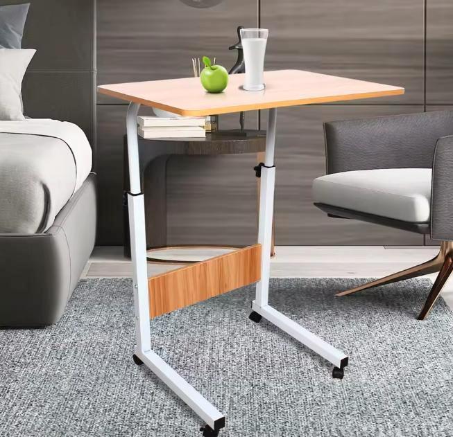 Mobiel Verstelbaar Laptopbureau met Wielen – Multifunctionee, Computers en Software, Laptoptafels, Nieuw, Verzenden