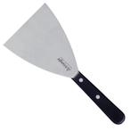 Triangle Bakspatel Extra Breed - 10 cm Lemmet - RVS - Zwa..., Ophalen of Verzenden, Nieuw