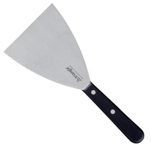 Triangle Bakspatel Extra Breed - 10 cm Lemmet - RVS - Zwa..., Huis en Inrichting, Keuken | Keukenbenodigdheden, Nieuw, Ophalen of Verzenden